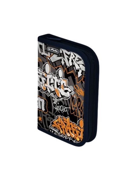 Penar echipat Herlitz 9494910, 26 piese, Motiv doodle Penar echipat Herlitz 9494910, 26 piese, Motiv doodle
