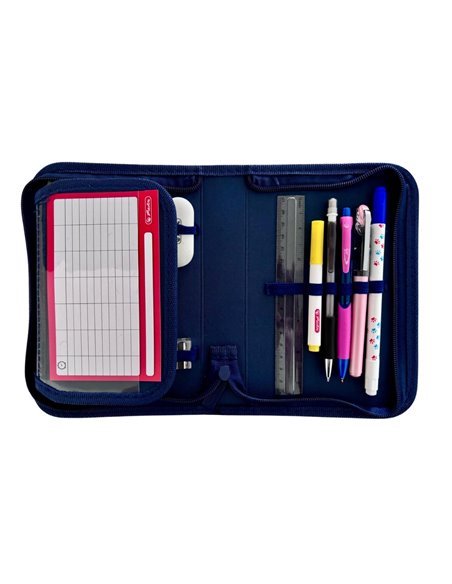 Penar echipat Herlitz 9494910, 26 piese, Motiv doodle Penar echipat Herlitz 9494910, 26 piese, Motiv doodle