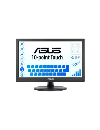 VT168HR,Monitor ASUS VT168HR, 39,6 cm (15.6"), 1366 x 768 Pixel, WXGA, LED, 5 ms, Negru