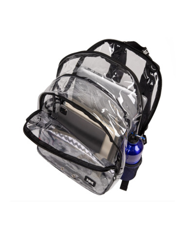 ZP-376936,Rucsac ZIPIT Razor cu 2 compartimente + 1 compartiment cu incuietoare - Transparent