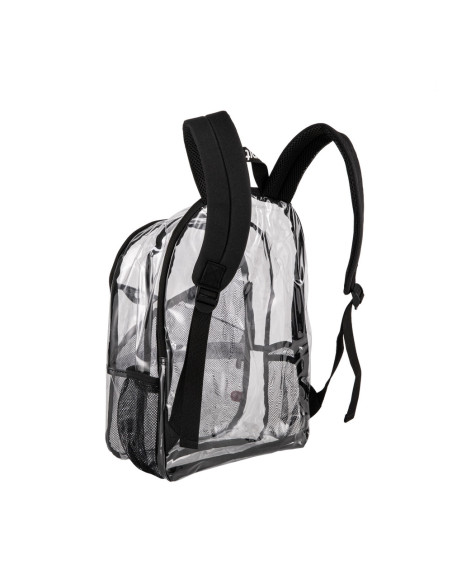 ZP-376936,Rucsac ZIPIT Razor cu 2 compartimente + 1 compartiment cu incuietoare - Transparent