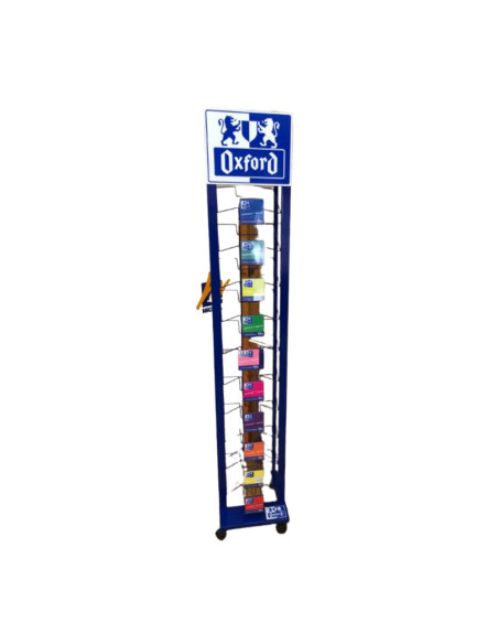 OX-400109189,Display de podea Oxford, dimensiuni 35X35,5X200 cm, 10 polite