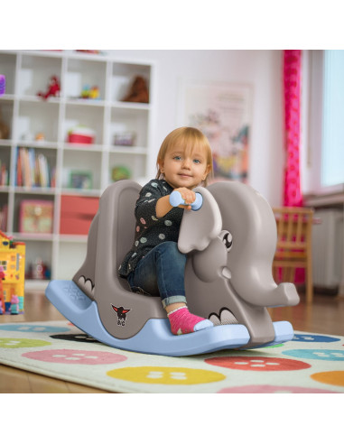 S800056787,Balansoar Big Rocking Elephant grey