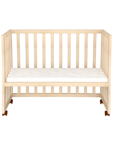 PCSHENA,Patut copii din lemn co-sleeper Hubners Eva 94x46 cm natur