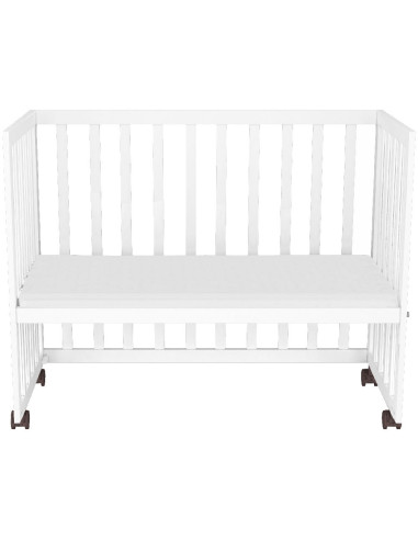 PCSHMAL,Patut copii din lemn co-sleeper Hubners Matei 94x46 cm alb