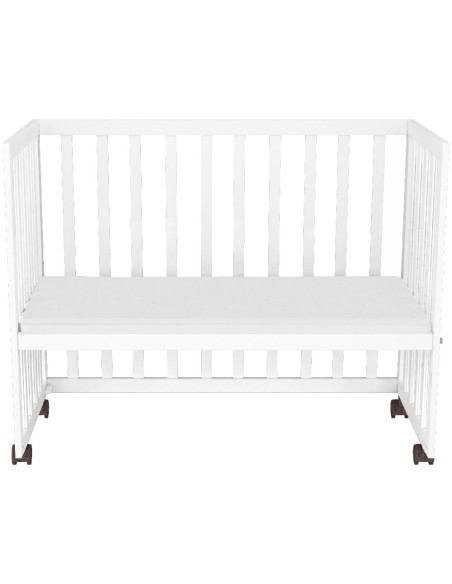 PCSHMAL,Patut copii din lemn co-sleeper Hubners Matei 94x46 cm alb