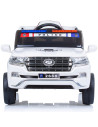 ELJPPL0231W,Masinuta electrica Chipolino SUV Police Patrol cu scaun din piele white