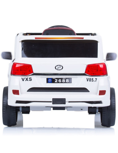 ELJPPL0231W,Masinuta electrica Chipolino SUV Police Patrol cu scaun din piele white
