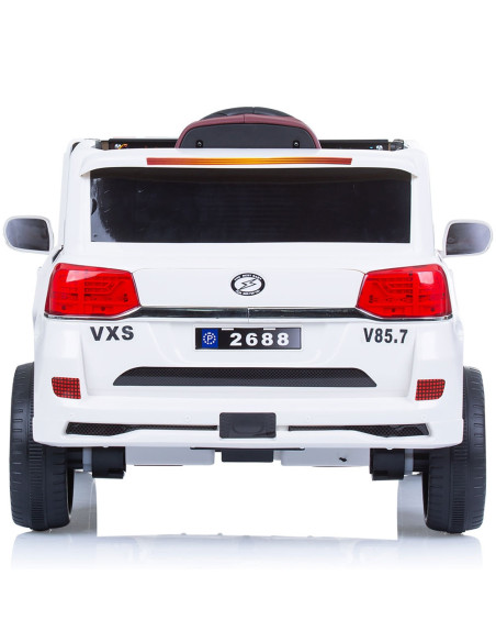 ELJPPL0231W,Masinuta electrica Chipolino SUV Police Patrol cu scaun din piele white