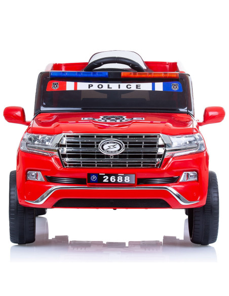 ELJPPL0233R,Masinuta electrica Chipolino SUV Police Patrol cu scaun din piele red