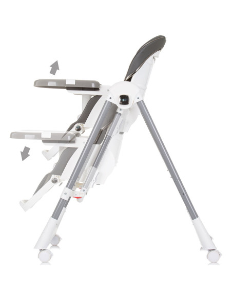 STHMS02401AS,Scaun de masa Chipolino Milk Shake 2 in 1 ash grey