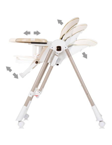 STHMS02402MA,Scaun de masa Chipolino Milk Shake 2 in 1 macadamia