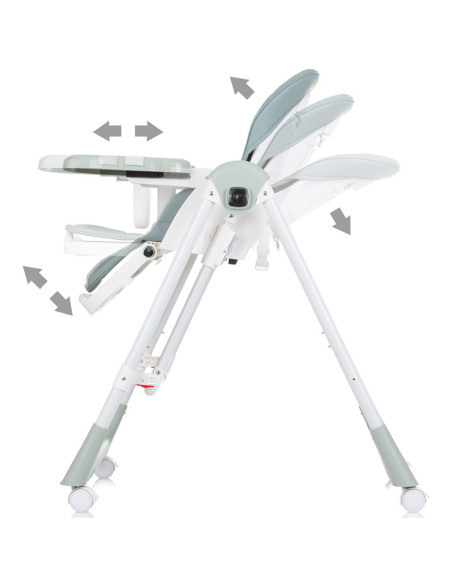 STHMS02406PG,Scaun de masa Chipolino Milk Shake 2 in 1 pastel green