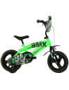 DB-125XL-01,Bicicleta copii Dino Bikes 12' BMX negru si verde