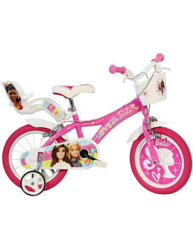 DB-614G-02BA,Bicicleta copii Dino Bikes 14' Barbie