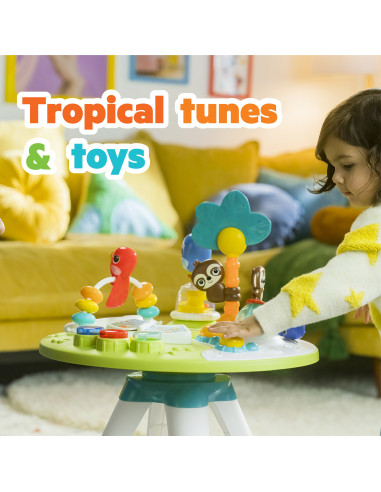 BB-11638,Bright Starts - Centru de activitati 2 in 1 Tropic Cool