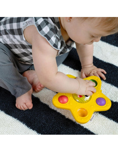 BB-16708,Baby Einstein - Jucarie senzoriala luminoasa Ocean Explorers Pop & Glow Starfish