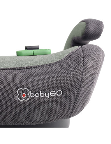BB-BGO-3584,BabyGo - Scaun auto booster Bursa IV Green, 125-150 cm, certificat R129 BB-BGO-3584,BabyGo - Scaun auto booster Bursa IV Green, 125-150 cm, certificat R129