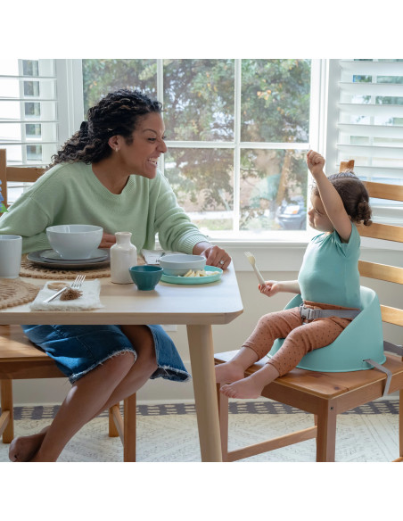 BB-16919,Ity by Ingenuity - Scaun de masa si Booster My Spot Easy-Clean, Teal