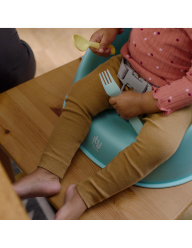 BB-16919,Ity by Ingenuity - Scaun de masa si Booster My Spot Easy-Clean, Teal