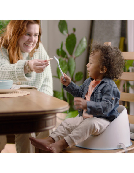 BB-16986,Ingenuity - Scaun de masa tip booster Simplicity Seat Easy Clean Gri