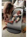 BS-606072A,BabyBjorn - Balansoar Bliss Light Grey, 3D Jersey, cu bara de jucarii