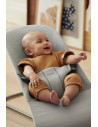 BS-606072A,BabyBjorn - Balansoar Bliss Light Grey, 3D Jersey, cu bara de jucarii