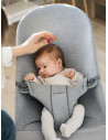 BS-606072A,BabyBjorn - Balansoar Bliss Light Grey, 3D Jersey, cu bara de jucarii