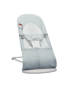 BS-005129A,BabyBjorn - Balansoarul Balance Soft Silver/White, Mesh