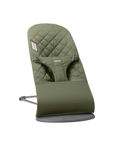 BS-006046A,BabyBjorn - Balansoar Bliss Dark Green din tesatura matlasata cu aspect Clasic