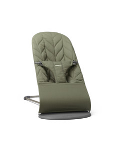 BS-006140A,BabyBjorn - Balansoar Bliss Dark Green cu aspect delicat de petala, tesatura matlasata