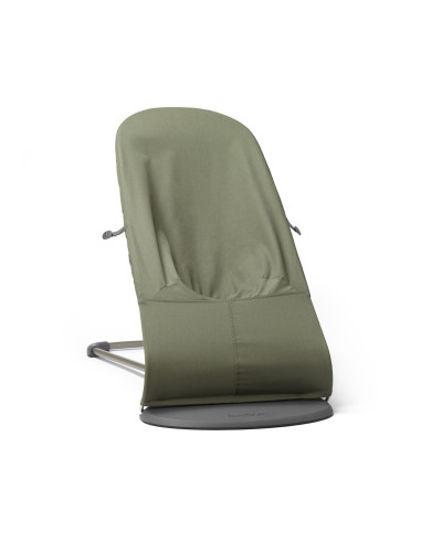 BS-006140A,BabyBjorn - Balansoar Bliss Dark Green cu aspect delicat de petala, tesatura matlasata