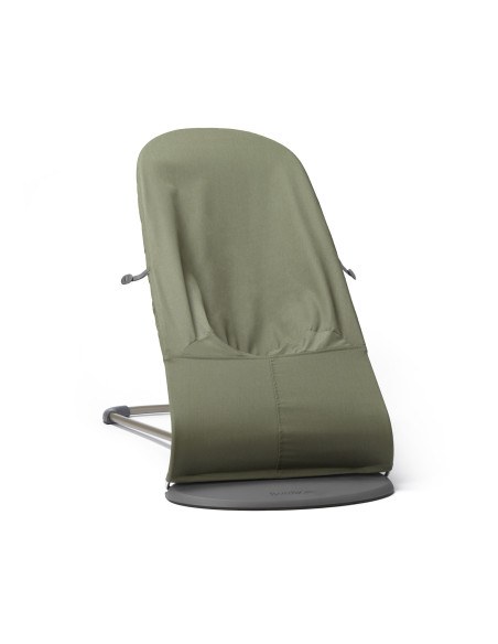 BS-006140A,BabyBjorn - Balansoar Bliss Dark Green cu aspect delicat de petala, tesatura matlasata