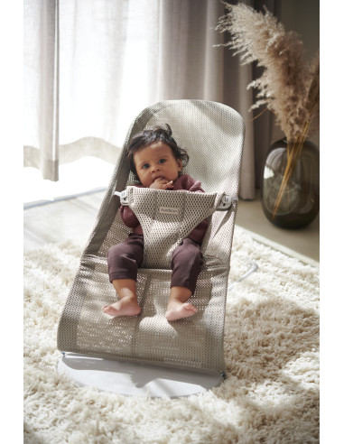 BS-006102A,Baby Bjorn - Balansoar Bliss Grey Beige, Mesh