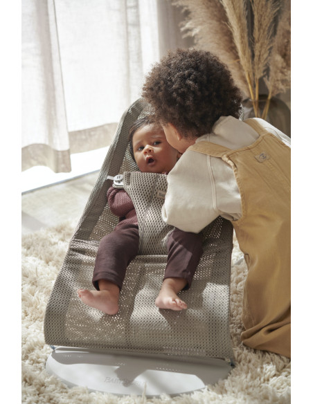 BS-006102A,Baby Bjorn - Balansoar Bliss Grey Beige, Mesh