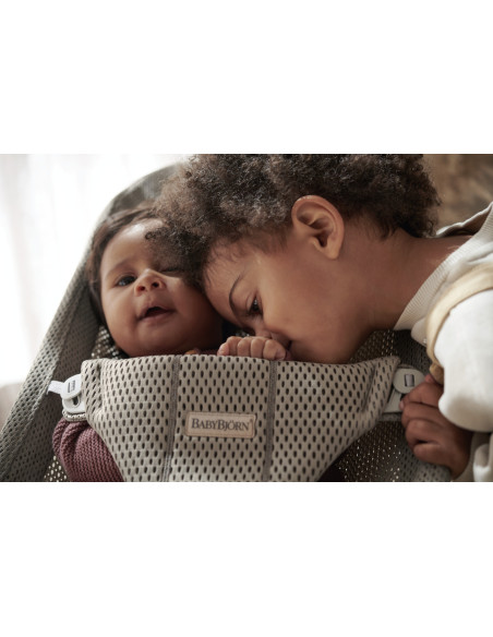 BS-006102A,Baby Bjorn - Balansoar Bliss Grey Beige, Mesh
