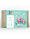 CONX120,Magnetic Tiles Set constructie magnetic, 120 piese Pastel, creativitate
