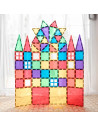 CONX62,Magnetic Tiles Set constructie magnetic, 60 piese, set de baza