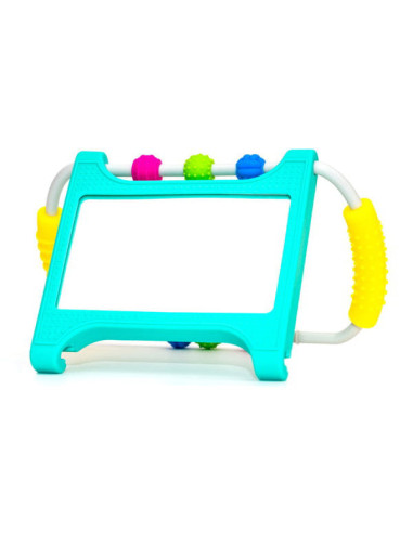 MOBIPKA1,Oglinda cu suport de silicon si margele Peeka