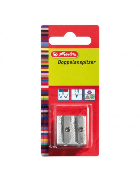 8680324,Ascutitoare Herlitz Metalica Dubla/Blister