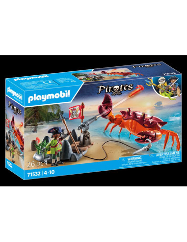 PM71532,Playmobil - Lupta impotriva crabului urias