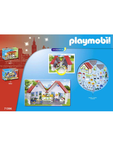 PM71396,Playmobil - Set portabil clinica veterinara PM71396,Playmobil - Set portabil clinica veterinara