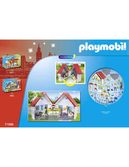 PM71396,Playmobil - Set portabil clinica veterinara PM71396,Playmobil - Set portabil clinica veterinara