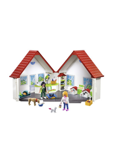 PM71396,Playmobil - Set portabil clinica veterinara PM71396,Playmobil - Set portabil clinica veterinara