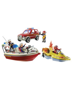 PM71569,Playmobil - Misiunea pompierilor pe apa