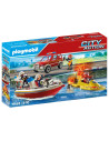 PM71569,Playmobil - Misiunea pompierilor pe apa