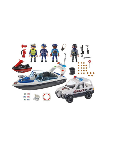 PM71570,Playmobil - Urmarirea politiei pe apa