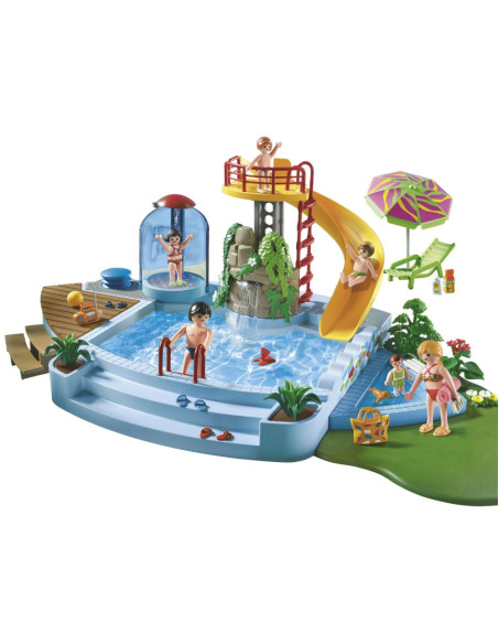 PM4858,Playmobil - Piscina cu tobogan