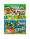 RVSPC01057,Ravensburger - Puzzle exploratori Jurassic World 2x24 piese