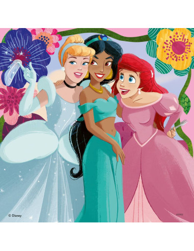RVSPC01068,Ravensburger - Puzzle puterea printeselor Disney 3x49 piese